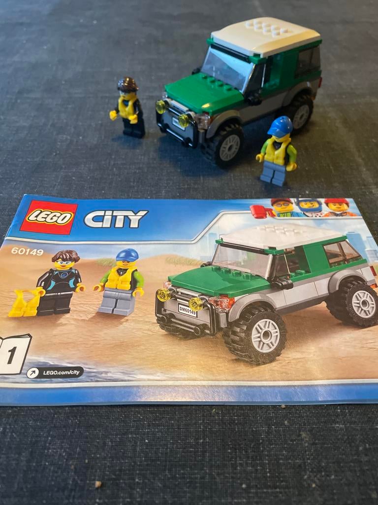 Lego City 4x4, Ophalen of Verzenden, Zo goed als nieuw, Complete set, Lego