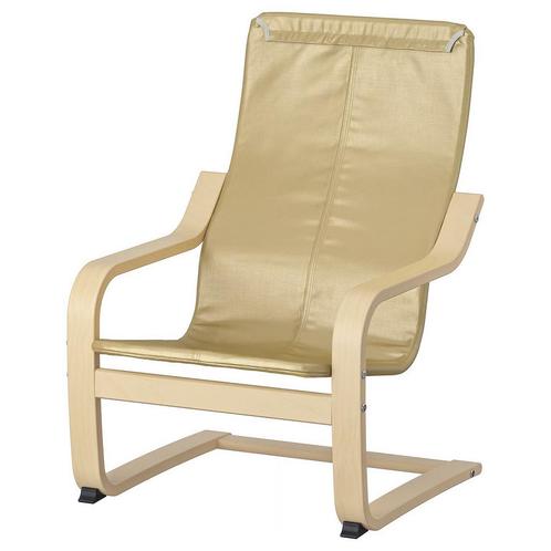 Ikea POÄNG kinderfauteuil, Huis en Inrichting, Fauteuils, Gebruikt, Stof, Minder dan 50 cm, Minder dan 75 cm, Ophalen