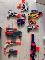Grote hoeveelheid nerf speelgoedpistolen met twee laser nerf, Ophalen of Verzenden, Zo goed als nieuw