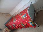 Vintage (jaren 50) blauw Auping 1 persoonsbed, Huis en Inrichting, Slaapkamer | Bedden, Ophalen, Gebruikt, 90 cm, Eenpersoons