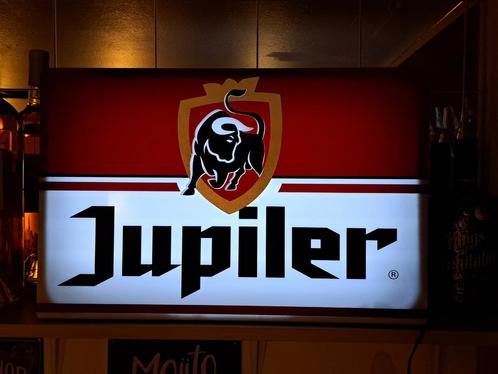 Jupiler Lichtreclame, Verzamelen, Biermerken, Zo goed als nieuw, Reclamebord, Plaat of Schild, Ophalen