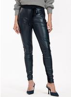 Studio anneloes blauwe margot leather trousers maat xl, Blauw, Maat 46/48 (XL) of groter, Ophalen of Verzenden, Zo goed als nieuw