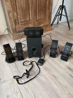 Logitech X540 5.1 Surround Geluidsset, Gebruikt, 70 watt of meer, 5.1-systeem, Overige spelers