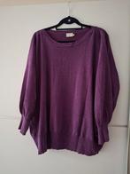 Kaffe curve nieuw dun truitje. Mt L, Blouse of Tuniek, Paars, Zo goed als nieuw, Kaffe curve