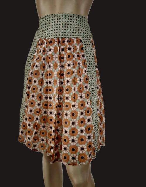 rokje van essentiel Antwerp maat 38/40, Kleding | Dames, Rokken, Zo goed als nieuw, Maat 38/40 (M), Oranje, Knielengte, Ophalen of Verzenden