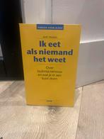 Ik eet als niemand het weet - Jaap Spaans, Boeken, Verzenden, Zo goed als nieuw, Klinische psychologie