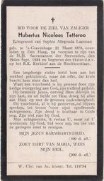 Hubertus Nicolaas Tetteroo 1873 Den Haag + 1934 Den Haag, Verzenden
