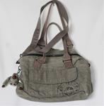 Kipling Damestas Leger groen-grijs met aapje in goede staat., Ophalen of Verzenden, Zo goed als nieuw, Groen, Kipling