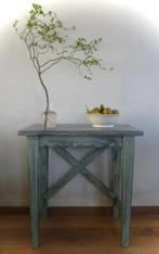 Landelijk sober wand tafeltje/bureau/sidetable/bureautje, Huis en Inrichting, Tafels | Sidetables, Ophalen, 50 tot 100 cm, Zo goed als nieuw
