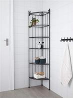 Ikea RÖNNSKÄR hoekkast, zwart, Huis en Inrichting, Badkamer | Badkamermeubels, Ophalen, (Half)hoge kast, Gebruikt, 50 tot 100 cm