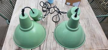 2x Lampen groen 