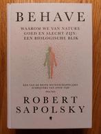 Robert Sapolsky - Behave, Robert Sapolsky, Maatschappij en Samenleving, Ophalen of Verzenden, Zo goed als nieuw