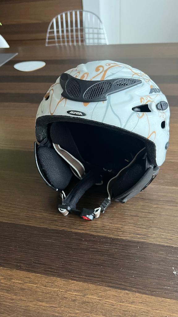 Snowboard / ski helm Alpina €25,-, Gebruikt, Overige typen, Skiën, Minder dan 100 cm