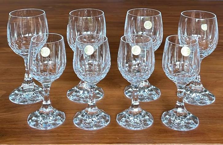 8 Schott Zwiesel Mayfair kristallen glazen, Antiek en Kunst, Antiek | Glas en Kristal, Ophalen of Verzenden