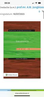 Executierecht, Boeken, Wetenschap, Ophalen of Verzenden, Zo goed als nieuw