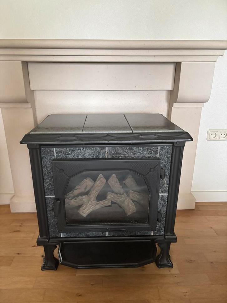 Faber type Gemini Speksteen Gaskachel, Huis en Inrichting, Kachels, Gebruikt, Vrijstaand, Gaskachel, Gas, Ophalen