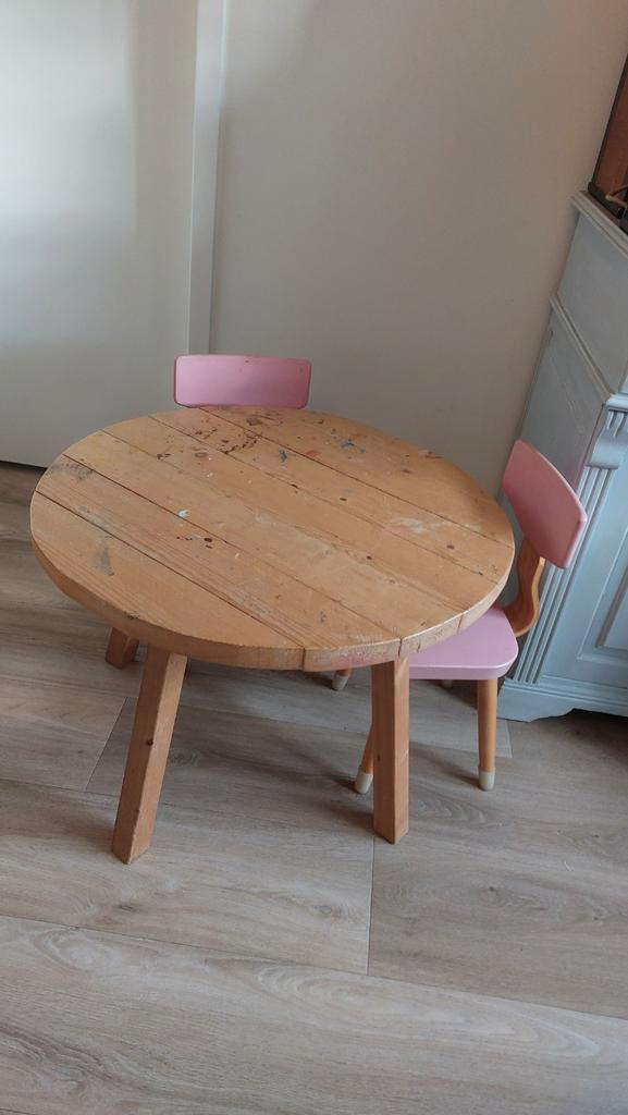Houten kinder tafel, Kinderen en Baby's, Kinderkamer | Tafels en Stoelen, Gebruikt, Tafel(s) en Stoel(en), Ophalen of Verzenden