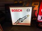 BOSCH Bougie oude reclame lichtbak, Verzamelen, Merken en Reclamevoorwerpen, Ophalen, Gebruikt, Lichtbak of (neon) lamp, Nvt