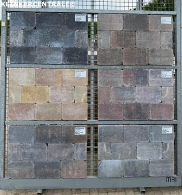 10.000m2 diverse kleuren trommelstenen abbeystones 20x30x6cm beschikbaar voor biedingen