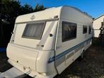 Caravan Hobby Excellent 495E - Fransbed/Voortent/Fietsenrek!, Kachel, Rondzit, Hobby, Lengtebed