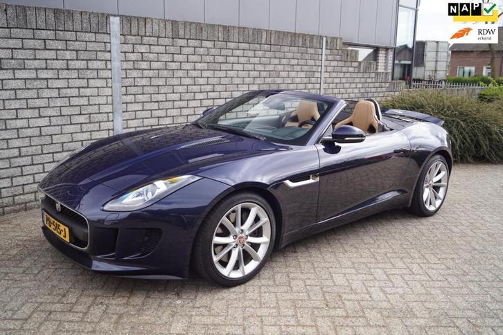 Jaguar F-TYPE 3.0 V6 Convertible Autom Luxe Leder Sportst St, Auto's, Jaguar, Bedrijf, Te koop, F-type, ABS, Achteruitrijcamera
