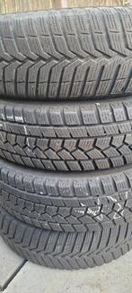 4 winterbanden 155/65 R14 met velgen voor peugot 107 etc., Auto diversen, Ophalen, Zo goed als nieuw