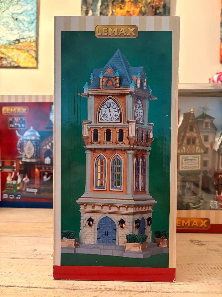 Lemax | Municipal Clock Tower, Diversen, Kerst, Zo goed als nieuw, Ophalen
