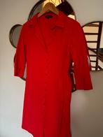 Mi Peace Rode Travelstof Jurk Maat M, Kleding | Dames, Jurken, Maat 38/40 (M), Ophalen of Verzenden, Zo goed als nieuw, Knielengte