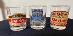 3 Borrelglaasjes: Schlichte/Vieux/Oorlam. Hoogte 5 cm., Ophalen of Verzenden, Zo goed als nieuw, Borrel- of Shotglas