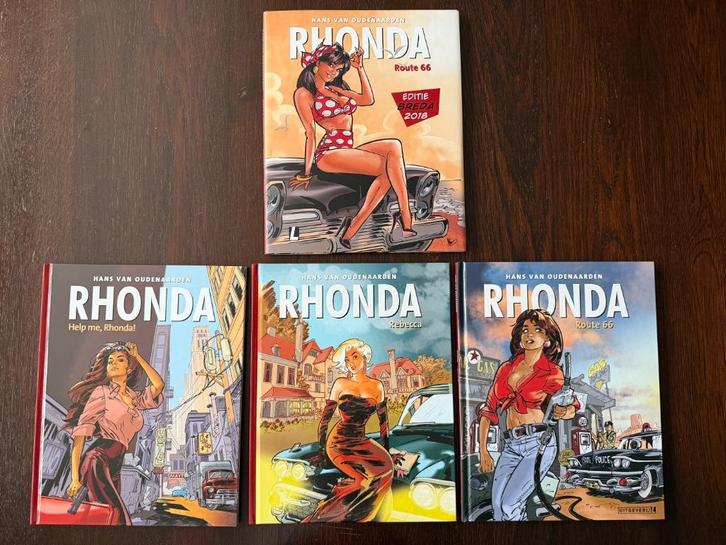 Rhonda stripboeken met beurseditie - Hans van Oudenaarden, Boeken, Stripboeken, Nieuw, Meerdere stripboeken, Ophalen of Verzenden