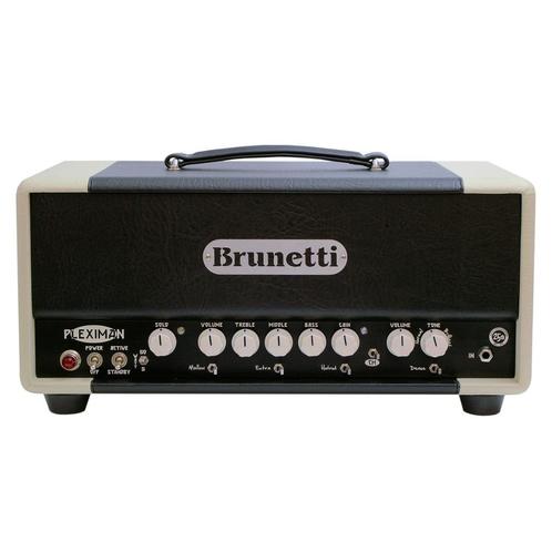Brunetti Pleximan. Hardwired tube amp. 50W/5W head., Muziek en Instrumenten, Versterkers | Bas en Gitaar, Zo goed als nieuw, Gitaar