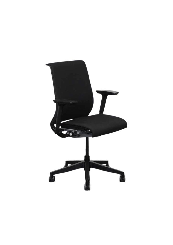 Steelcase Think - NEN 1335 bureaustoel - Refurbished, Huis en Inrichting, Bureaustoelen, Zo goed als nieuw, Bureaustoel, Zwart