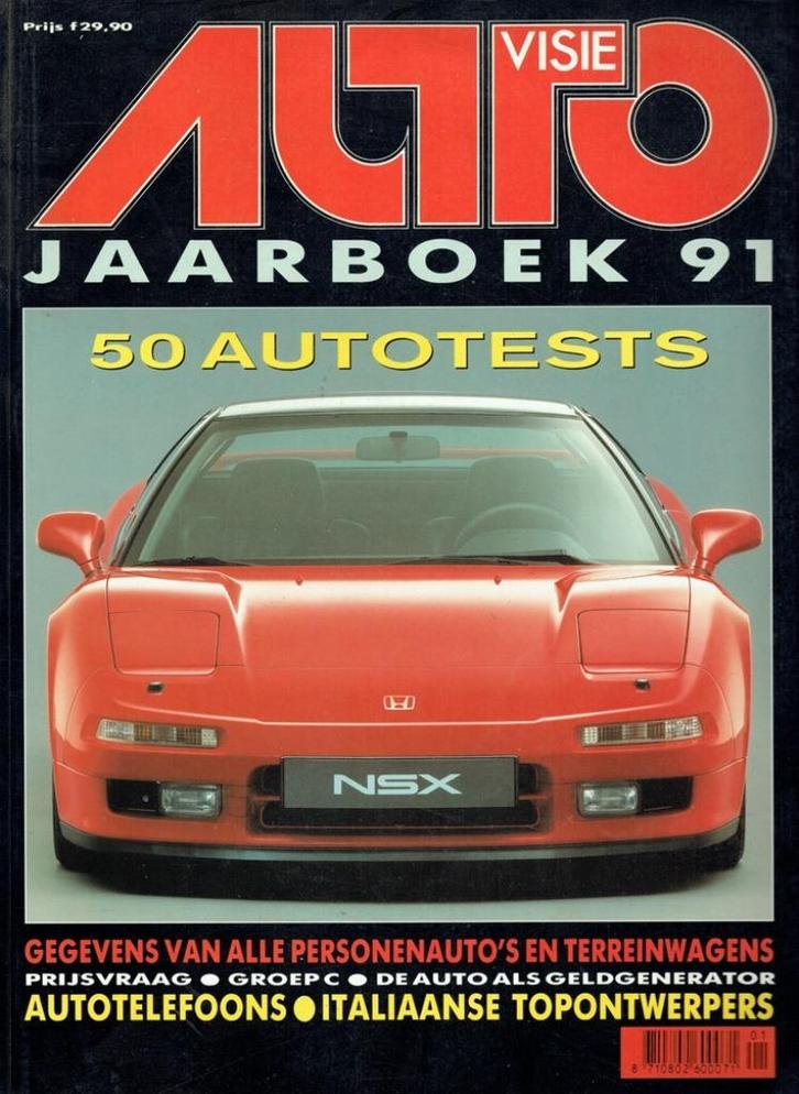 Autovisie Jaarboek 1991, Boeken, Auto's | Boeken, Gelezen, Algemeen, Verzenden