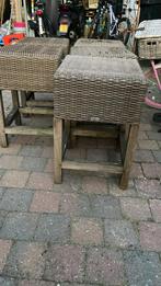 5 Barkrukken merk LIFE, Huis en Inrichting, Barkrukken, Ophalen, 60 tot 90 cm, Hout, Gebruikt