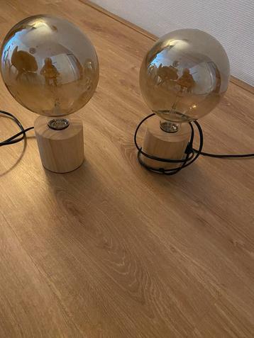 2 tafel  lampjes 