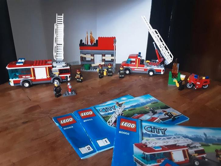 Brandweer wagens en huis extra's lego, Kinderen en Baby's, Speelgoed | Duplo en Lego, Zo goed als nieuw, Duplo, Ophalen of Verzenden