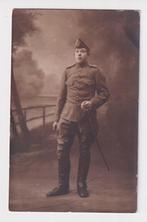 foto Belgische ? soldaat, Verzamelen, Verzenden, Foto, Zo goed als nieuw, Voor 1940