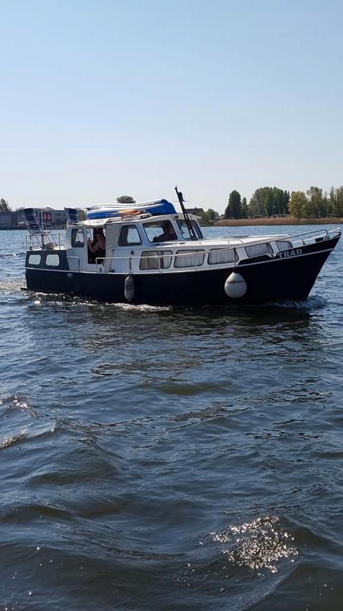 Zelfbouw Tak Kruiser 9,50m met werk, Watersport en Boten, Motorboten en Motorjachten, Gebruikt, Staal, 9 tot 12 meter, Diesel