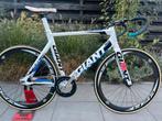 Giant Baanfiets (L) - Extra: dicht Achterwiel/tandwielen, Fietsen en Brommers, Fietsen | Racefietsen, Ophalen, Gebruikt, Heren