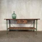 Oude werkbank, werktafel, toonbank, dressoir, keuken tafel, Antiek en Kunst, Curiosa en Brocante, Ophalen