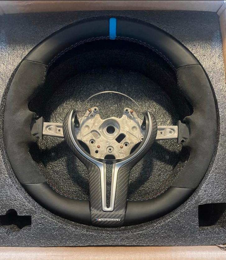 Bmw M stuur half alcantara/ half leer, F20 F21 F30 F32 etc, Auto-onderdelen, Besturing, BMW, Nieuw, Ophalen of Verzenden