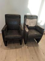 4 Eetkamerstoelen met wieltjes - Leen Bakker, Huis en Inrichting, Stoelen, Ophalen, Vier