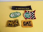 STOFFEN EMBLEMEN VOOR OLIE,BANDEN EN BOUGIES, Verzamelen, Ophalen of Verzenden, Gebruikt, Motoren