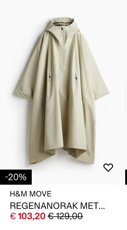 Regenanorak nieuw H&M off white, Kleding | Dames, Overige Dameskleding, Nieuw, Ophalen of Verzenden