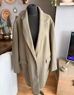 Primark mooie groene lange mantel mt 46/48 ZGAN, Ophalen of Verzenden, Zo goed als nieuw, Groen