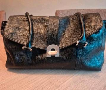 Prada Leren Handtas - Zwart beschikbaar voor biedingen