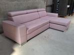 Hoekbank Axel Roze / Normaal €850 nu €650, 250 tot 300 cm, Hoekbank, 150 cm of meer, Driepersoons