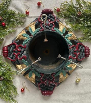 Vintage kerstboomstandaard - voet van gietijzer beschikbaar voor biedingen