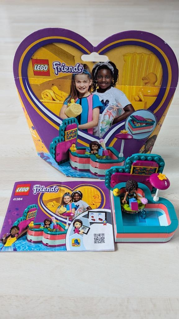 Lego Friends 41384 Andrea's hartvormige doosje, Kinderen en Baby's, Speelgoed | Duplo en Lego, Zo goed als nieuw, Ophalen of Verzenden