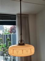 Antieke hanglamp zeer apparte verstelbare ophanging( koper ), Ophalen of Verzenden